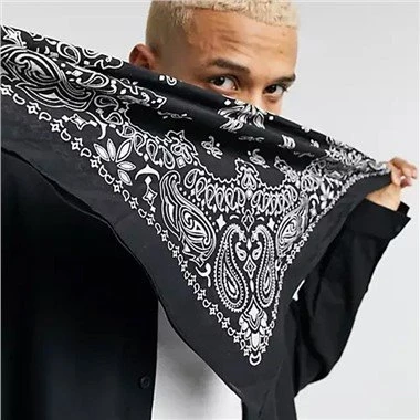 Sciarpa bandana quadrata in cotone promozionale