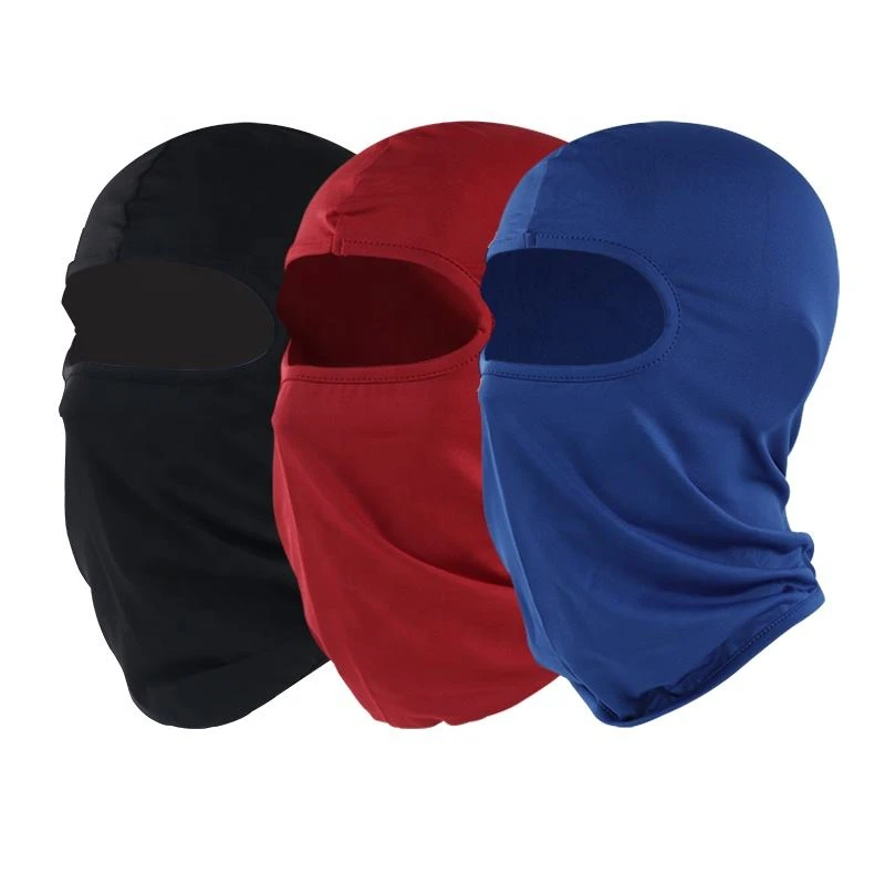 Balaclava di seta latte spazzolato