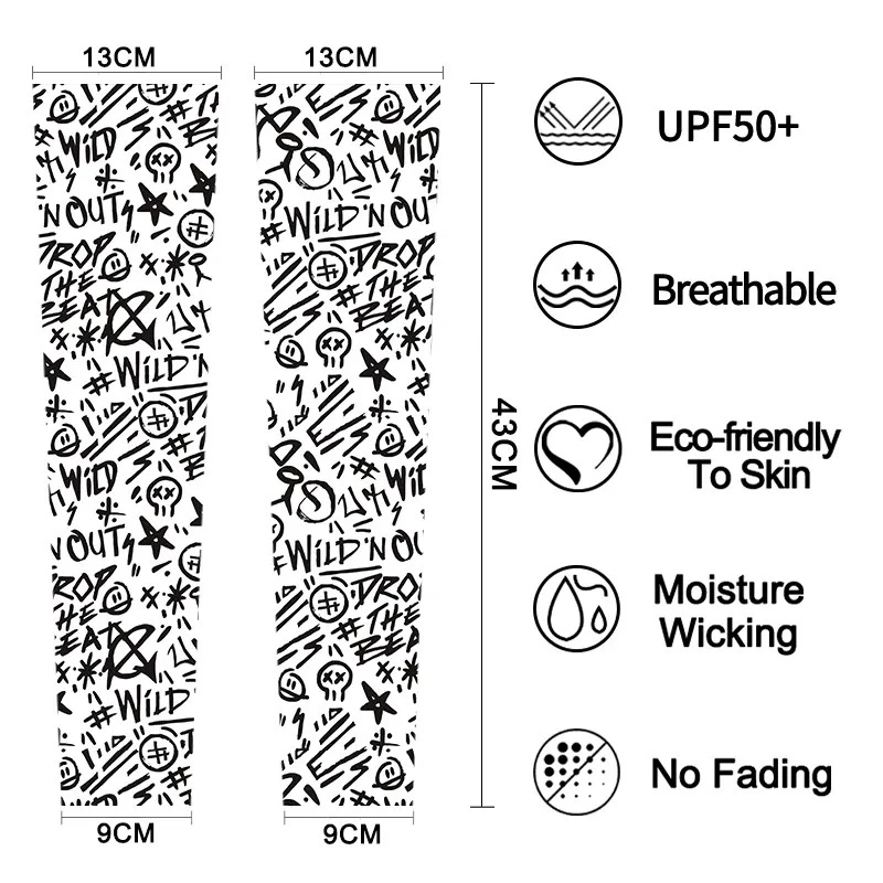 Graffiti Style Youths Cooling Arm Sleeves 02