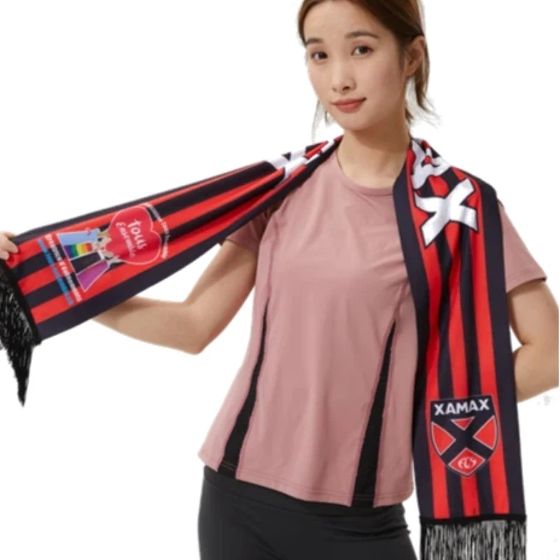 Strongly Symbolic Polyester Fan Scarf 003